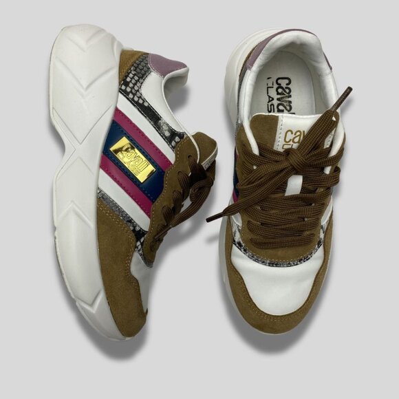 Cavalli Class Shoes - Cavalli Class Chunky Sneakers Size 36